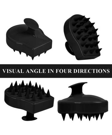 Cutefly Scalp Massage Brush - No Silicone Black | Premium Hair Care Tool for Relaxation & Scalp Health - Shop Internationally - Buy Online on GoSupps.com