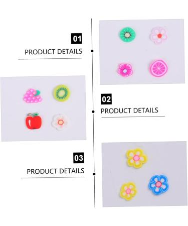 Housoutil 5000pcs Fruit Slices Glitter Ornaments So Unique Body Mist Fruit Charms Nail Art Charms Fruit Nail Decor Nail Slice Decorations Lemon Slice Nail Art So Clay Sequins 3D 0.5x0.5cm As Shown - Buy Online on GoSupps.com