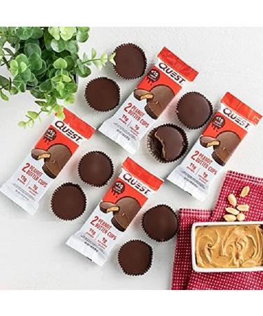 Quest Nutrition Peanut Butter Cups + Mini Peanut Butter Cups | High Protein Low Carb Low Sugar Keto Friendly Peanut butter cups+Mini Peanut Butter Cups - Buy Online on GoSupps.com