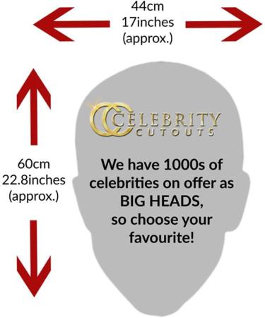 Malene Becker (Lipstick) Big Head. Larger than life mask. - Buy Online on GoSupps.com