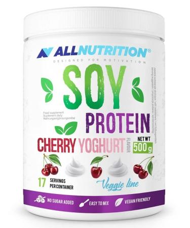Allnutrition Soy Protein Strawberry Yoghurt - 500 g