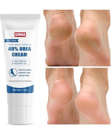 Urea 40% Foot Cream Cracked Heel Repair Cream For Feet and Hands Callus Remover For Dry And Hard Skin Urea Cream for Hand Foot Body Care 50g - Buy Online on GoSupps.com