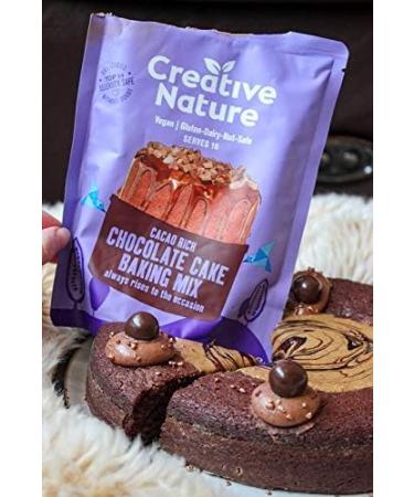 Creative Nature Vegan Cake Mixes Variety Pack - 6 Assorted Gluten Free Baking Mixes - Top 14 Allergen Free - Nut Free Dairy Free - 6 Count Pack - (1 Pack) - Buy Online on GoSupps.com