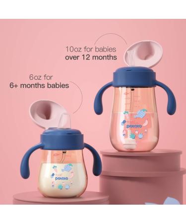 POTATO Weighted Straw Cup for Toddlers | Spill-Proof PPSU Sippy Cup | 10oz Water Bottle with 2 Spout Options | Handles for Boys | Ideal for Babies 12+ Months - Bright Red - Buy Online on GoSupps.com