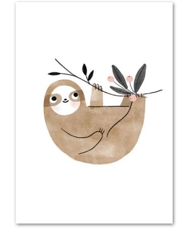 Lulupila Nursery Decor Poster Set - Animal Motifs Forest Animals for Boys & Girls - A4 Children's Wall Art Prints - Set of 6 - Buy Online on GoSupps.com
