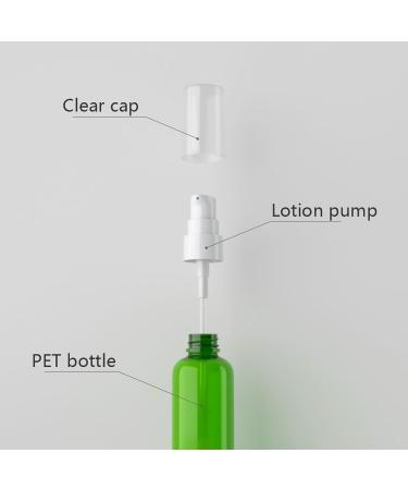 ZEOABSY 6 Pieces 100 ml Brown Lotion Bottles with White Pump 100ml Empty PET Plastic Lotion Pump Bottle Cosmetic Gel Travel Container for Cosmetic Make up Cleaning + 1 x Funnel Brown 100ml - Buy Online on GoSupps.com