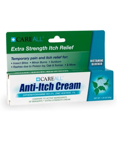 Buy CareAll Anti-Itch Cream 1.25oz - Histamine Blocking & Pain Relief for Outdoor Itches | Fast International Shipping - Buy Online on GoSupps.com