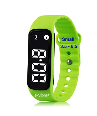 E -vibra premium pot training watch vibration alarm memory watch medical memory clock - with timer and 10 daily alarms (light green - small) - Buy Online on GoSupps.com