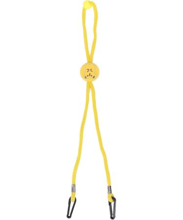 Mouth Muffle Holder Strap Prevents Sliding Losing Safe Hygienic Adjustable Ear Lanyard for School for Home for Outdoors(yellow) - Buy Online on GoSupps.com