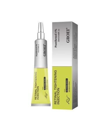 Retinal firming agent pores wrinkles and Fine Lines 0.1% Retina and 1% Panthenol Firming Skin Retinol Essence Accelerating Skin Renewal Non Irritating 15ml (2 Packs)