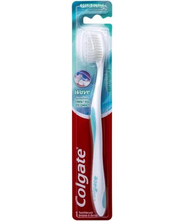 Colgate Wave Sensitive Toothbrush Compact Soft (Pack of 4) - Assorted Colors - Buy Online on GoSupps.com