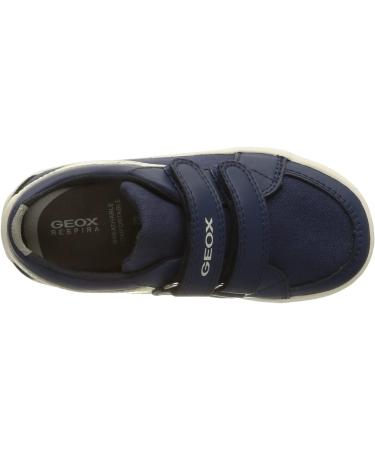 Geox B Gisli B Sneakers - Boy's 8.5 UK Child - Navy White | Lightweight & Breathable - Buy Online on GoSupps.com