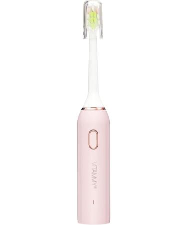 VITAMMY VIVO Sonic Toothbrush with Case (Pink) - 72 000 Movements 3 Brushes Ideal for Travel - Buy Online on GoSupps.com