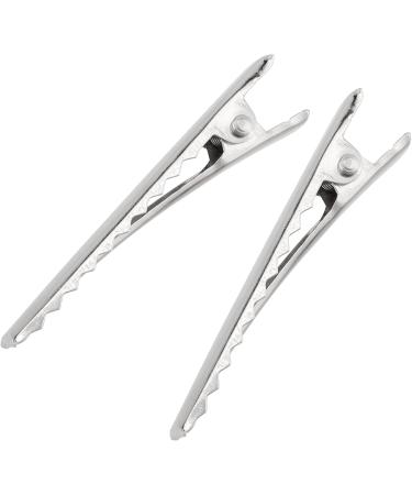 ZOENHOU 300 Pieces 45mm Crocodile Hair Clips Metal Alligator Hair Clips Hair Sectioning Clips Single Prong Hairpins Barrette Curl Clips for Hair Styling DIY Bows Silver - Buy Online on GoSupps.com