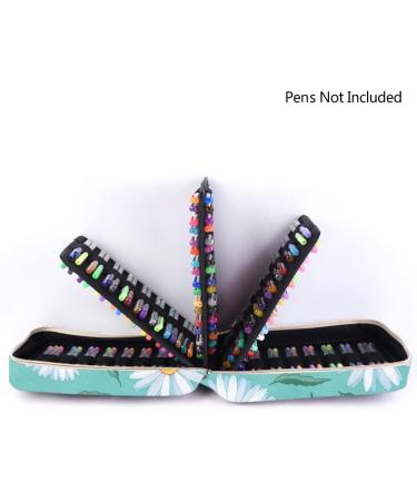qianshan Pencil Case Holder Slot -Â Holds 202 Colored Pencils or 136 Gel Pens with Zipper Closure - Large Capacity Polyester Pen Organizer for Watercolor Pens or Markers - Perfect for Artist Daisy daisy202 - Buy Online on GoSupps.com