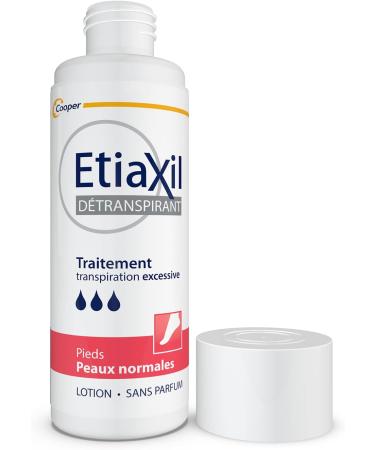  Etiaxil ETIAXIL - Antiperspirant - Treatment for Excessive Perspiration - Feet - Normal Skin - 100 ml & Antiperspirant - Moderate Perspiration - 48h Protection - Feet - Suitable for sensitive skin - 100 ml - Buy Online on GoSupps.com