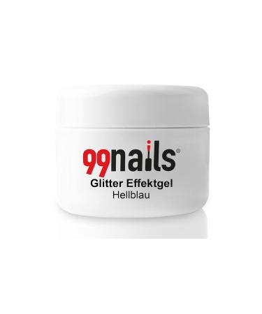 Buy 99nails Glitter Effect Gel - Light Blue (5 ml) | International Shipping Available - Buy Online on GoSupps.com