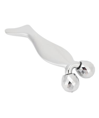 Metal Facial Roller 3D V Shape Comfortable Grip Dual Ball Face Sculpting Beauty Roller Enhanced Skincare Results Ideal Usage Method for Skin Relaxation