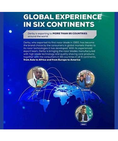 Derby Extra Razor Blades - 5 Pack for Traditional Safety Razors | International Shipping - Buy Online on GoSupps.com