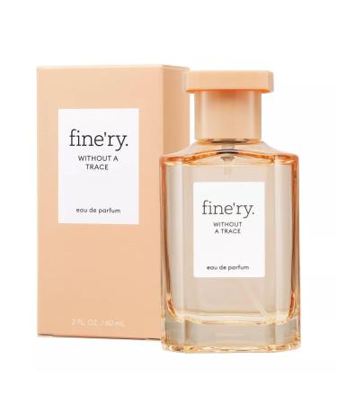 Fine'ry Women's Eau De Parfum - Without A Trace 2 fl oz - Long-Lasting Vegan & Cruelty-Free Perfume with Neroli Blossom Cedarwood and Suede Musk - Paraben & Phthalate-Free - Buy Online on GoSupps.com