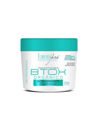 Botox Profissional "Btox Orgnico" Perfect and natural lip argan oil coconut and shea butter "Forever glass" 250 g