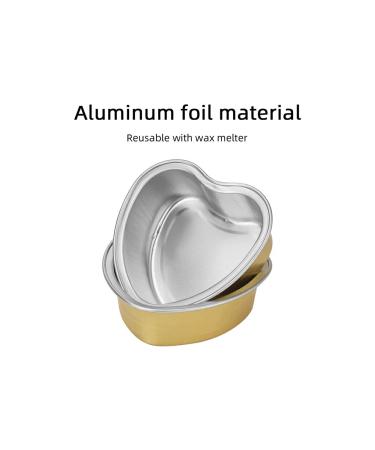 Buy Auklopvzz Gold Wax Melting Bowl - High-Temperature Aluminum Foil Shells for Hair Removal | 10 Pcs - International Shipping Available - Buy Online on GoSupps.com