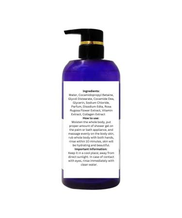 Collagen-Infused Refresh & Nourish Shower Gel (Lot of 3) - Lavender & Natural Extracts Paraben & Dye-Free for Cleansing & Firming - Buy Internationally - Buy Online on GoSupps.com