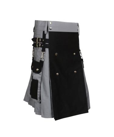 Kilt men Scottish Original Set Scottish Kilt red splice men scottish skirt comfortable fabric skirts with contrast bags Breakable excursion Scottish kilt checked patchwork vintage black 3xl