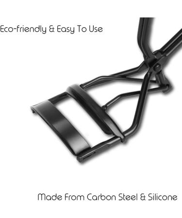 Buy Durable Carbon Steel Eyelash Curling Tool Ergonomic Design & Silicone Pads | International Shipping Available - Buy Online on GoSupps.com