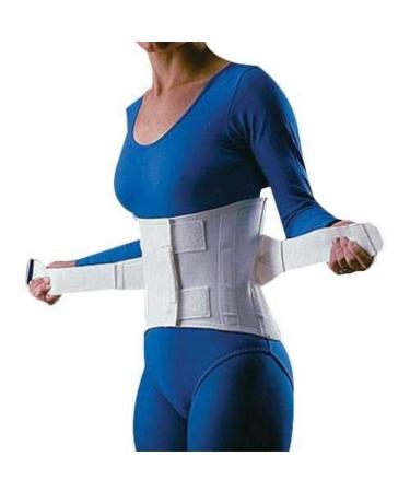 Rolyan Dual Support Lumbo-Sacral Orthosis Small Binder with Insert Tapered Elastic Binder Elastic Straps Included Lower Back & Abdomen Support Reduces Pain Promotes Recovery