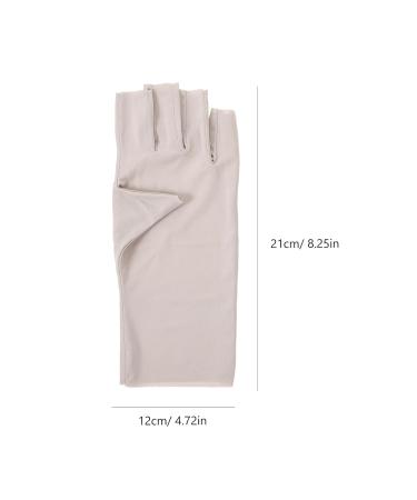 POPETPOP 2 Pairs Gel Nail Lamp UV Gloves Anti UV Manicure Gloves Nail UV Protection Gloves for Salon - Buy Online on GoSupps.com
