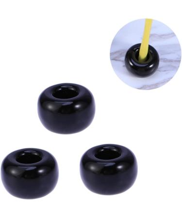 Alipis 6 Pcs Toothbrush Holder Set - Mini & Medium Black - International Shipping Available - Buy Online on GoSupps.com