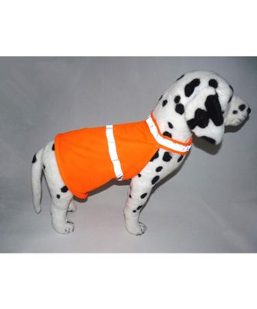 Villcase High Visibility Reflective Safety Vest for Dogs - Breathable Fluorescent Orange Summer Clothing for Walking Running Hiking - Size L - Buy Online on GoSupps.com