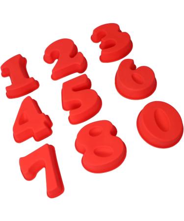 Milisten 18 Pcs Star Decor Silicone Number Cake Moulds Silicone Chocolate Mold Cake Decorating Mold Molds for Resin Ice Cream Decor Number Shaped Mold Cake Molds Resin Molds Tool Candy mediumx2pcs - Buy Online on GoSupps.com