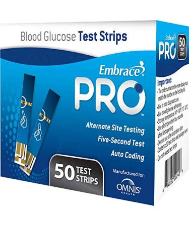 EmbracePRO Blood Glucose Test Strips 50ct Vial