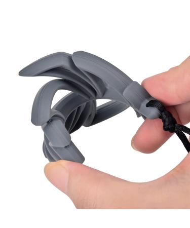 Soft Silicone Chewing Necklace for Kids and Adults - Grey Sensory Chew for Oral Motor Skills - Buy Online on GoSupps.com