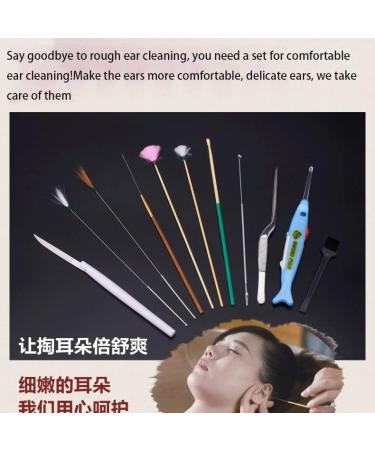 QIYUDS Ear Wax Removal Tool 11 Count Earwax Remover Tool Safely and Gently Cleaning Ear Canal at Home Ear Wax Cleaner Tool Itch Relief Ear Wax Buildup (Color : A) - Buy Online on GoSupps.com