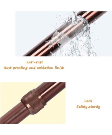 Walking Stick/Walking Crutches Lightweight Aluminum Alloy Walking Sticks with Ergonomic Wooden Handle 10 Height Levels Adjustable for Elderly Men or Women in Gray with Non-Slip b Journey - Buy Online on GoSupps.com