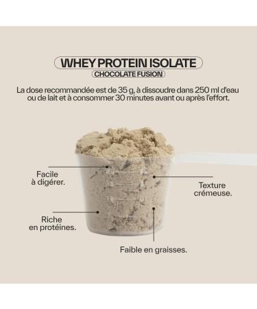 NDL Pro-Health Whey Protein Isolate - Isolated Protein Tones & Builds Muscle Mass Improves Your Workouts High Protein - Chocolate Fusion - by Rafa Nadal - Buy Online on GoSupps.com