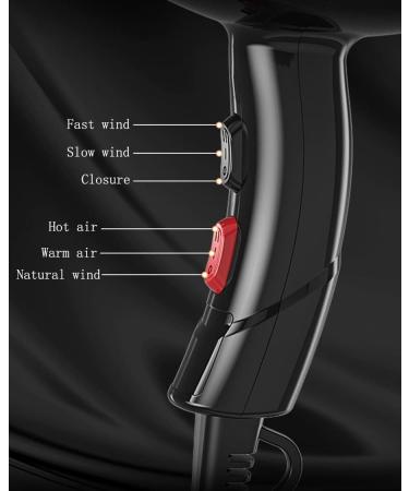 2000W Professional Ionic Hair Dryer with Diffuser Salon Women Hairdryer for Curly and Straight Hair Salon Hairdryer Sets for Lightweight Home Blow Dryer with 2 Speed and 3 Heat Setting Comb small gift - Buy Online on GoSupps.com