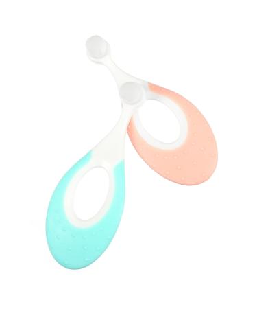 Toyandona 2st Children's toothbrush Ultrow toothbrush hand toothbrush for the oral care tooth cleaning manual toothbrush micro hand toothbrush baby toddler pbt toddler soft fur bristles