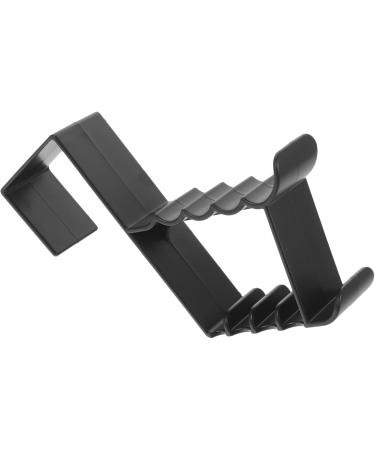OUNONA 2pcs Door Hook Clothes Hangers Coat Rack Clothes Rack Hooks Door Hanger Abs Hang Clothes Front Door 15.60X11.50X3.60CMx2pcs Blackx2pcs - Buy Online on GoSupps.com