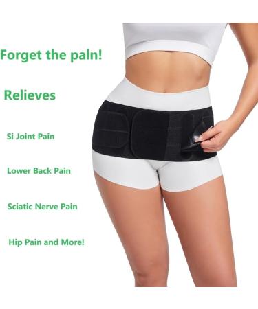 Women's Sacroiliac Belt & Back Support for Pain Relief | Men s & Women s Low Back Pain Belt (L-2XL) - Shop Now - Buy Online on GoSupps.com