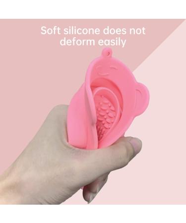 Makeup Brush Cleaning Mat Foldable Brush Cleaner Bowl Silicone Brush Cleaner Pad for Sponge Pink Makeup Brush Cleaning Bowl - Buy Online on GoSupps.com