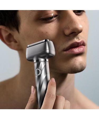 Tumuued Mini Reciprocating 3 Head Shaver - Fully Washable Portable Men's Electric Shaver in Royal Blue | Durable & Perfect for Travel - Buy Online on GoSupps.com