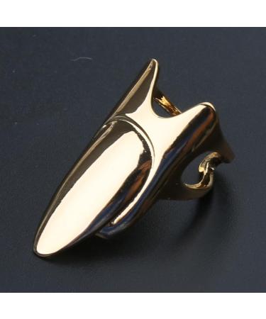 Sxett Metal Open Nail Rings Elegant Fingertips Statement Jewelry Gift Metal Nail Art Rings Alloy Material Gift for Women Girls Gold - Buy Online on GoSupps.com