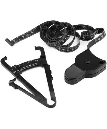 Body Fat Caliper Skinfold Caliper with Measuring Tape Accurately Measuring BMI Body Fat Tester Measuring Device for Women