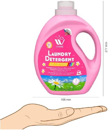 WBM High Efficiency Liquid Laundry Detergent - 35.2 Oz 50 Loads | Long Lasting Fragrance | International Shipping - Buy Online on GoSupps.com