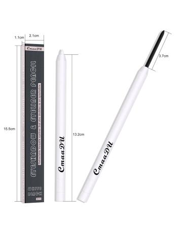 MEICOLY Classic Black White Eyeliner Pencil - Waterproof Long Lasting Gel Formula - Buy Online on GoSupps.com