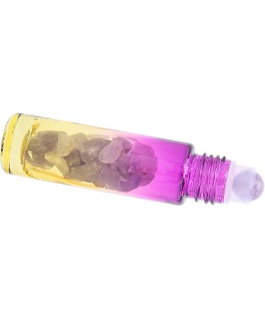 Fabater Roller Bottle Hotel Glass Essential Oil Bottle for Home Travel (10ML red and yellow gradient essential oil bottle) - Buy Online on GoSupps.com